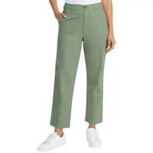 NWT G.H. Bass & Co. Ladies' Chino Pant Green (Sea Spray)